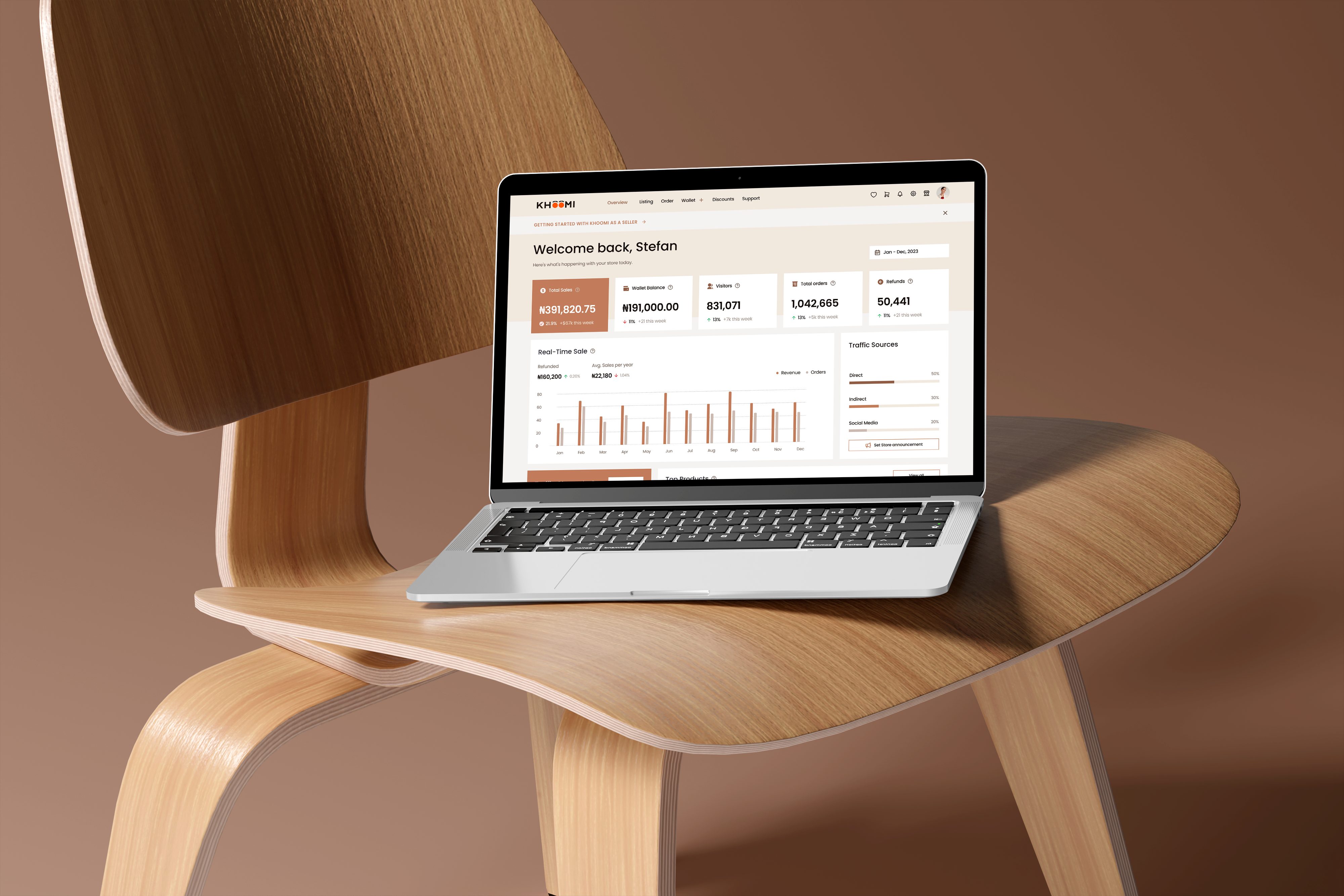 start selling banner